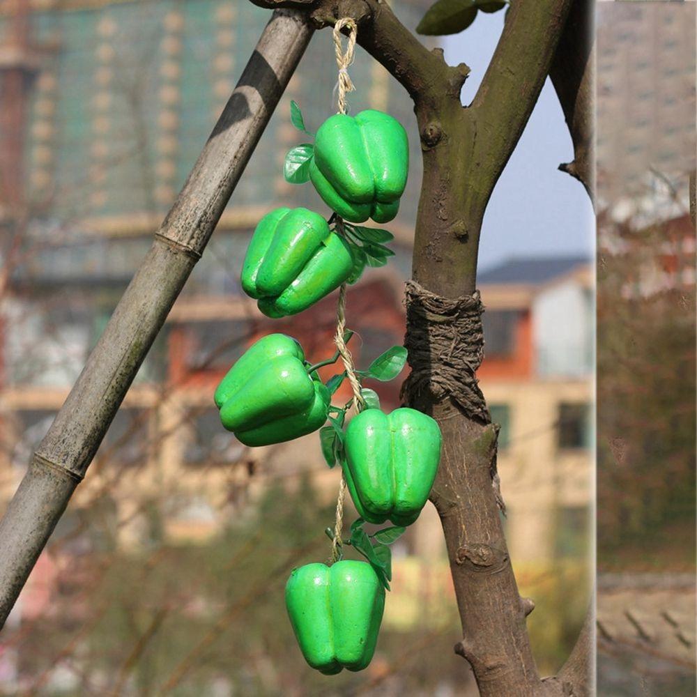 Artificial Fake Decorative Fruit Lifelike Foam Dish Onion Garlic Corn Red Pepper Kitchen Decoration For Chinese Style