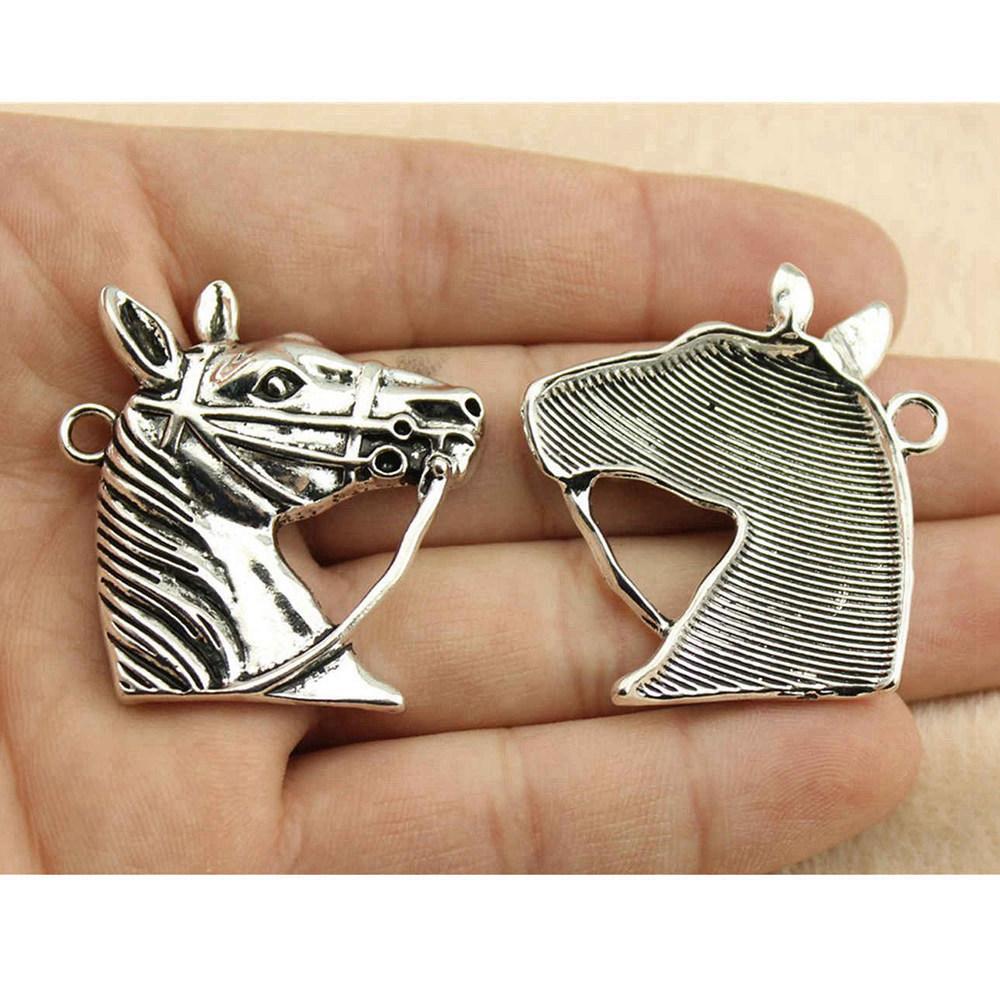 Charms Pegasus Horse Pendants Minimalist Jewelry Components QC095
