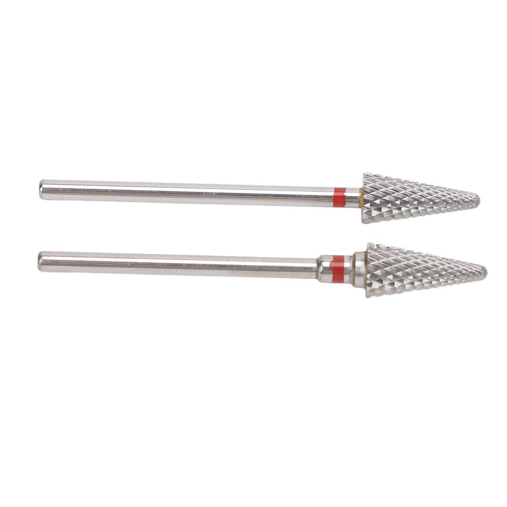 Nail Tapered Drill Bit Professional Fast Removing Tungsten Steel Manicure Drill Bits for Exfoliating