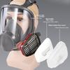 Respirator Mask With Liquid Silicone Filter System For Chemical Fire Rescue And Biochemical Protection