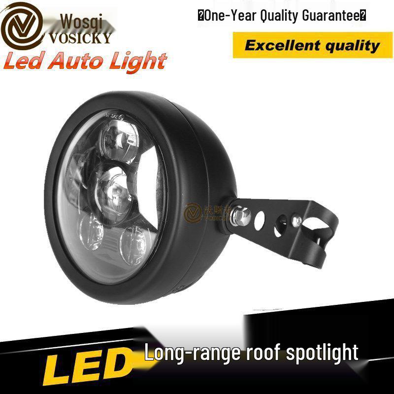 5.75" Harley Motorcycle Headlight Shell – Electroplated Protective Cover