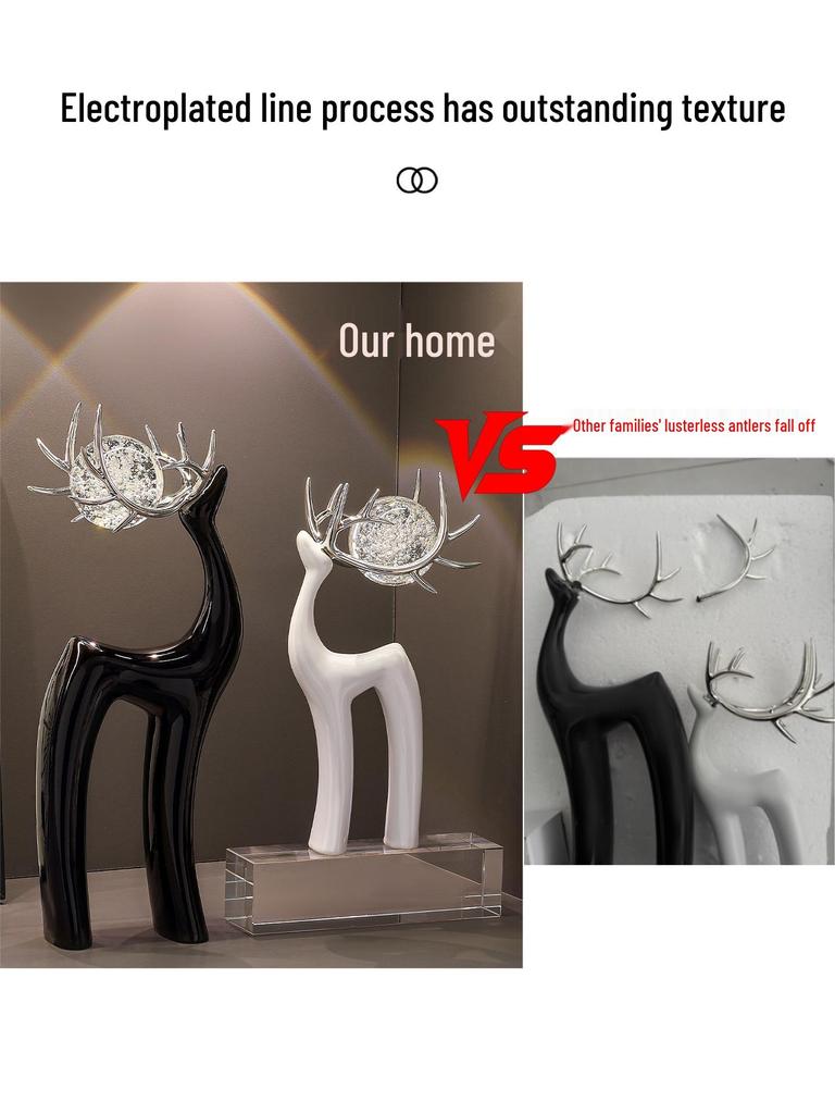 Fulu Luxury Living Room Tabletop Ornaments: High-End Decor for Wine Cabinets, TV Sideboards, and Housewarming Gifts
