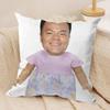 J-JYP Meme Cushion Cover Soft Plush Fabric Double-Sided Printed Sofa Cushion Cover for All Seasons Home Decor Gift