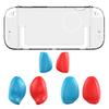 Game Console Housing Clear Protector Cover with Handle Grips for NS2 Skin Sleeve Protective Case Scratchproof Shell
