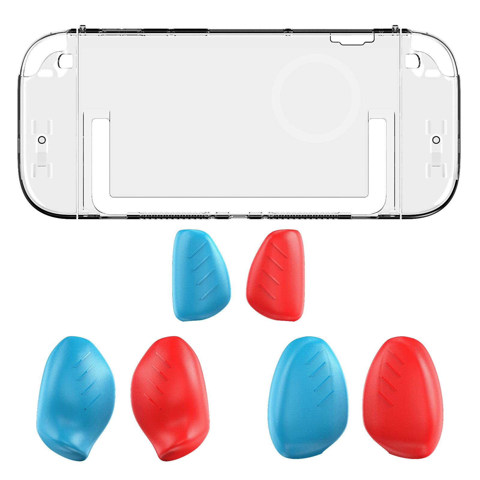 

Skin Sleeve Protector Cover for NS2 Gamepad Dustproof Housing with Handle Grips Console Protective Case Clear Shell
