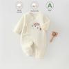 Unisex Pure Cotton Baby Jumpsuit: Newborn Butterfly, Spring & Autumn, Boneless One-Piece with Extra Cotton for Outdoors