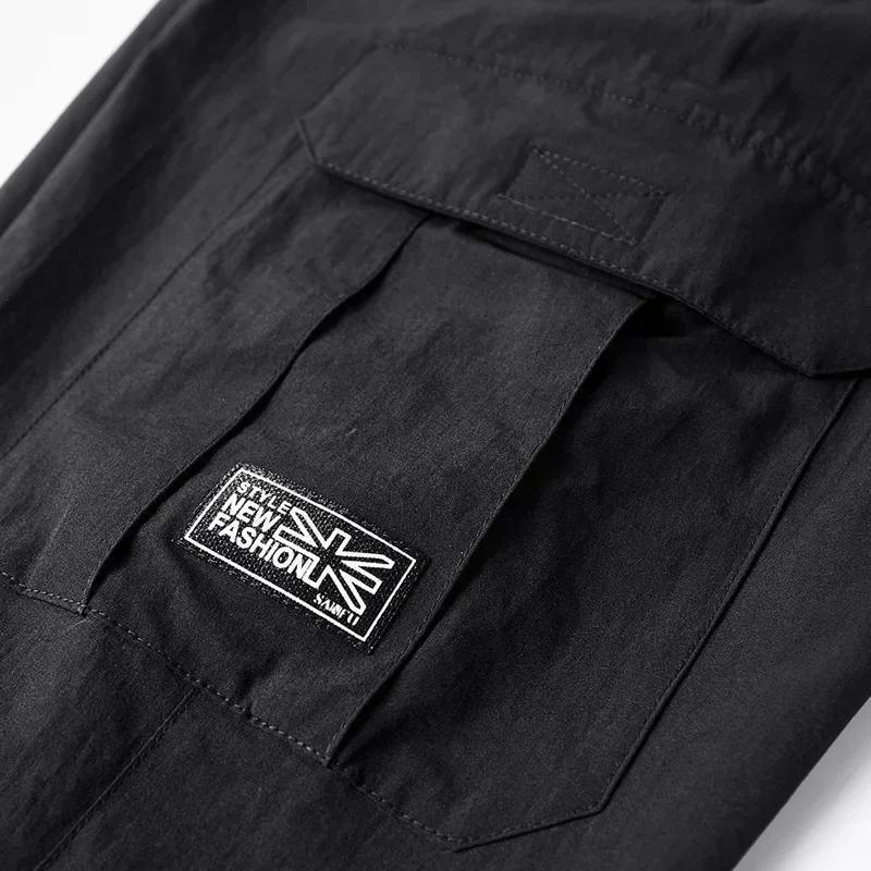 Herren Sommer Schnelltrocknende 3/4 Hosen Leichte Capri-Shorts Wandern Angeln Reisen Lässige Cargo-Shorts Hosen Herren Fitnessstudio Shorts 8XL