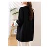 Vintage New Chinese Style Long-sleeved Top Autumn and Winter Mid-length Versatile Shirt