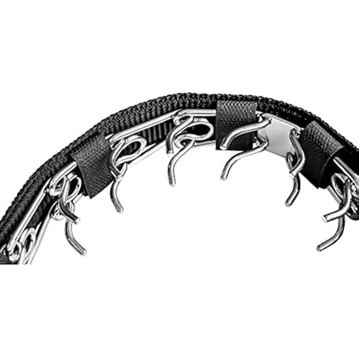 Herm Sprenger Housse en nylon noir pour collier de chien de petite, moyenne et grande taille, protection durable pour collier de