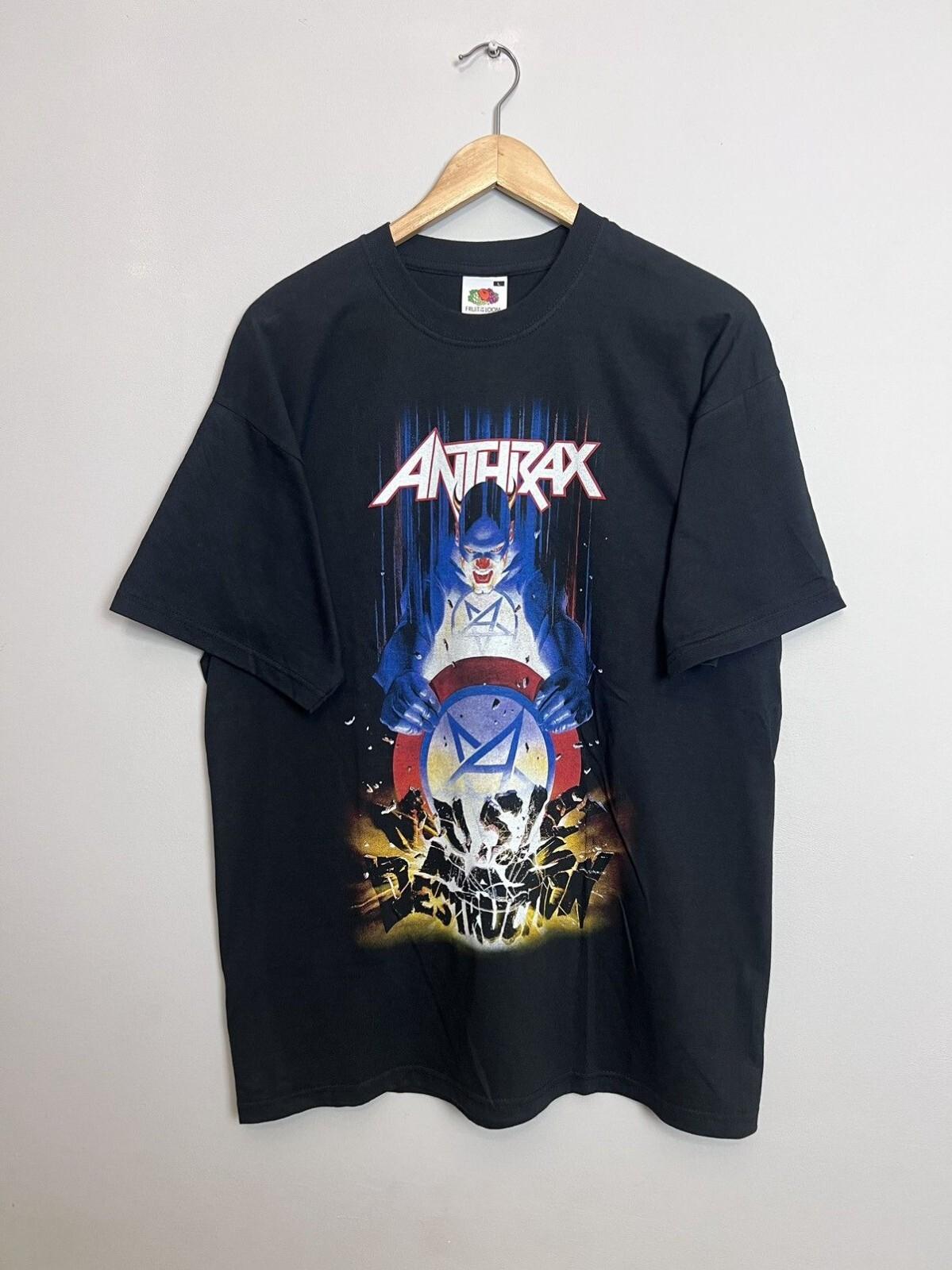 00s Vintage Anthrax Music Of Mass Destruction Large Unisex T-Shirt L