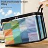 2/3Pcs Transparent Book Storage Bag With Handle Dustproof Waterproof Organizer Stackable Storage Box For Books Clothes Organizer