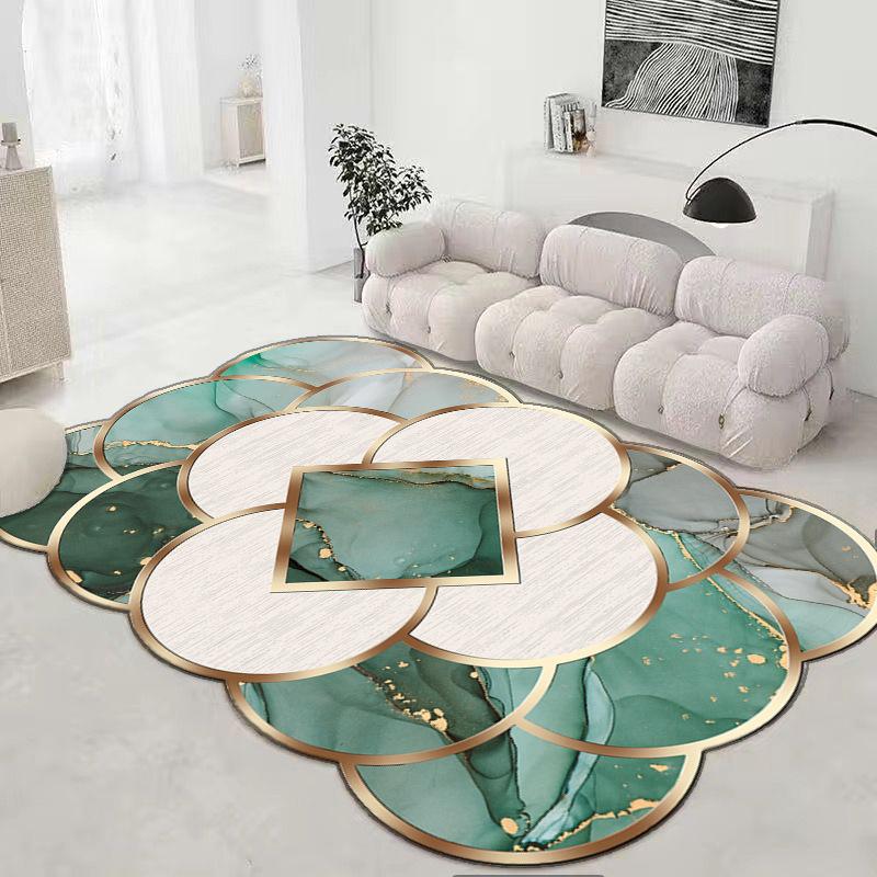 Irregular Marble Carpet Living Room Dirt Resistant Wear-resistant Easy To Maintain Carpet