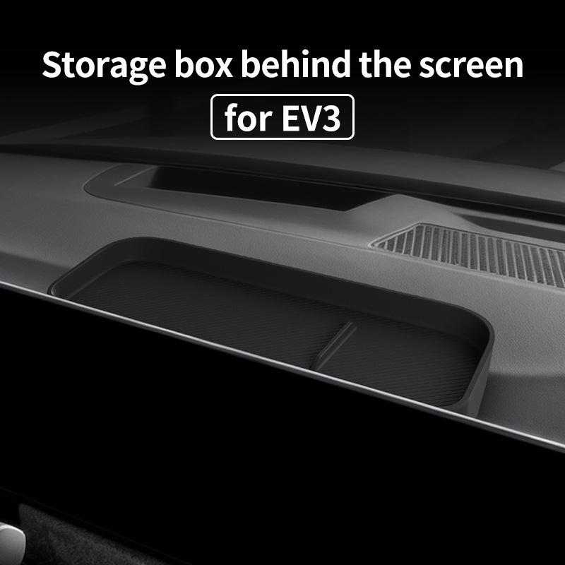 For 24-25 Kia EV3 central control screen, rear storage box, car storage, automotive specific products
