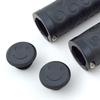 I live Bicycle Grips Grip Small Set and [Smile Leather] Black, (Left Right)