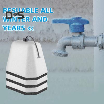 1/2/4Pcs Outdoor Foam Faucet Covers Reusable Universal Easy To Install Winter Freeze Protection Outdoor Faucet Covers