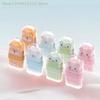 2Pcs/Set Roller Eraser Animal Shaped Eraser Clean Few Shavings Cute Cartoon Eraser