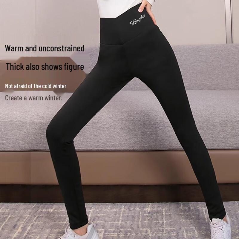 LANGSHA Women's Barbie High-Waist Plush Down Pants