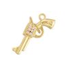 ZHUKOI Western Cowboy Desert Metal Pendant Golden Plated with CZ Stone Jewelry Accessories :VD1757-VD1765