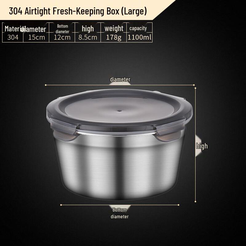 

Stainless Steel Food Storage Container