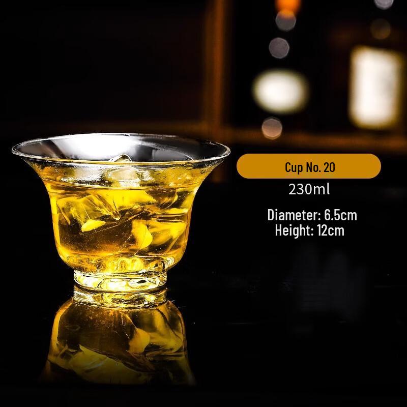 Japanese Style Collins Highball Cocktail Glass
