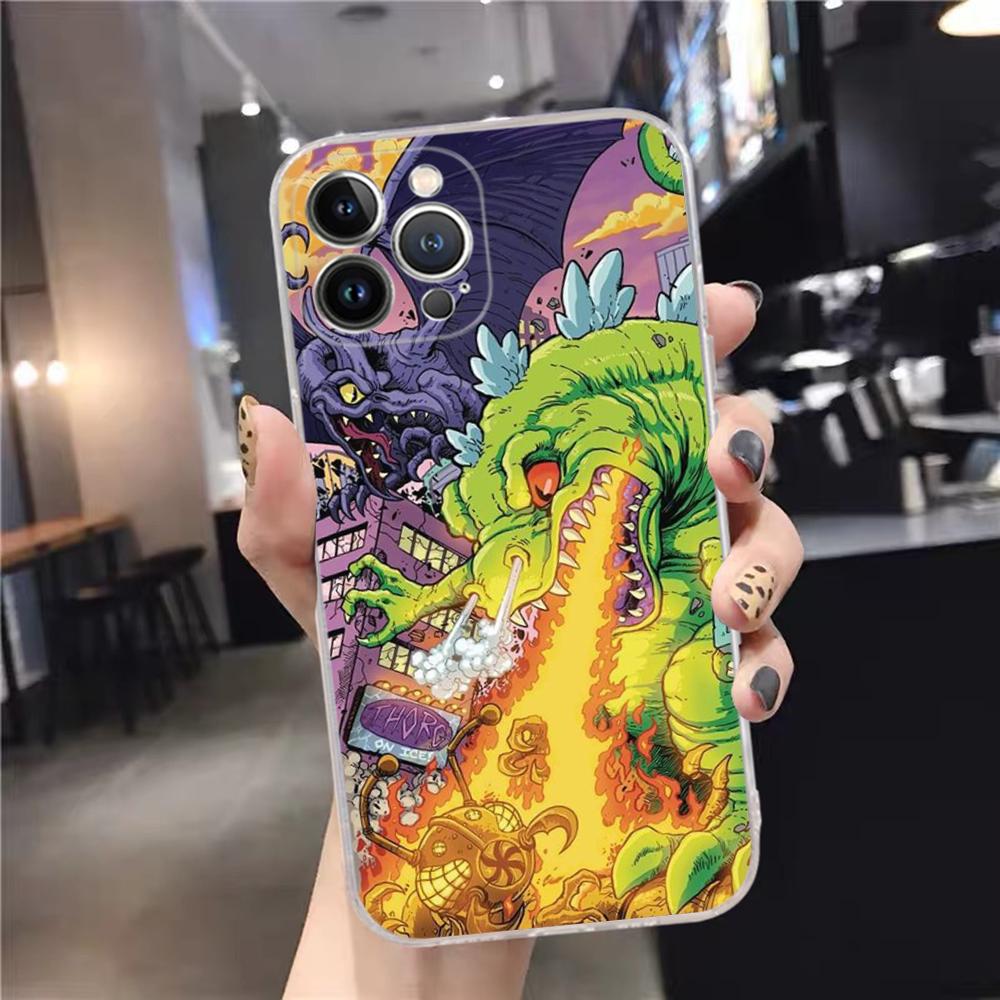 Cartoon Funny R-Rugrats Phone Case Silicone Soft For Iphone 16 15 14 13 12 11 Pro Mini XS MAX Plus X Cover