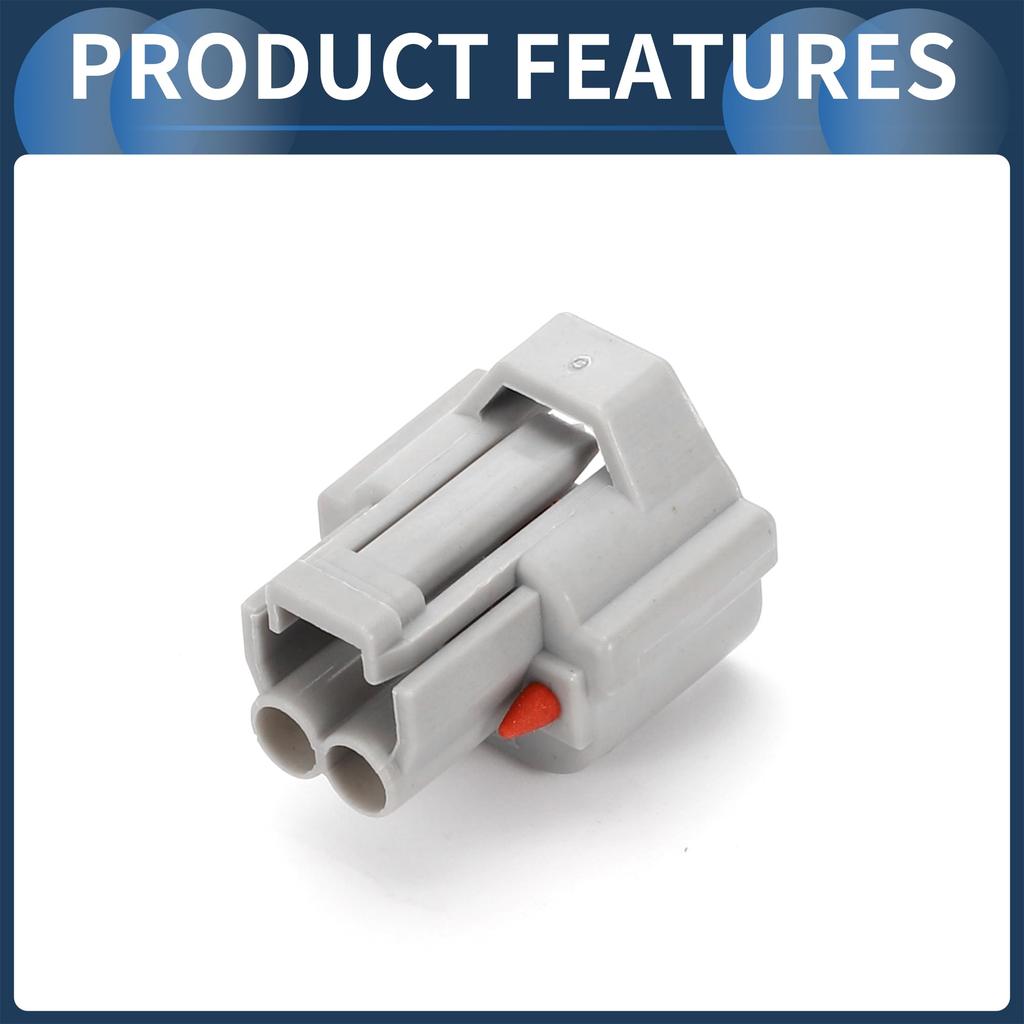 INFINAUTO 2 Pin Fuel Injector Waterproof Connector Plug 2mm Series