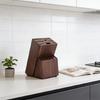 14 Slot Wooden Cutter Organizers Kitchen Cutter Storage Holder With Ventilation Holes Home Desktop Cutter Storage Rack