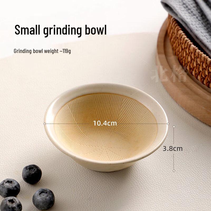 Ceramic Baby Food Grinding Bowl Set