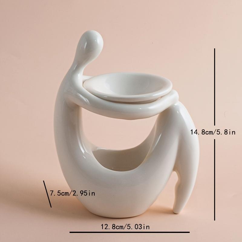 

Ceramic Incense Burner Burner Human Body Shape Essential Oil Candle Holder Wax Melt Burner Warmer Melter Fragrance Home Decor