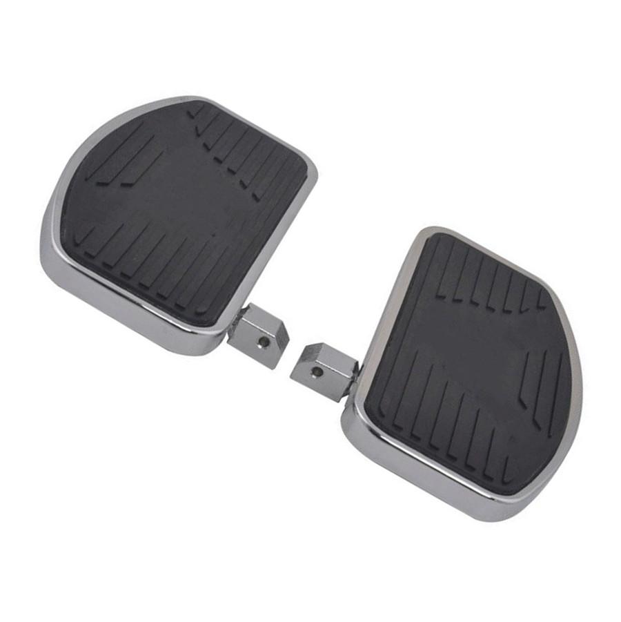 Pair Black Mini Floorboards for Harley & Other Motorcycles Front/Rear
