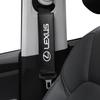 Interior Stickers 1/2Pcs Carbon Fiber Car Seat Belt Cover Shoulder Protect Case Interior Accessories For Lexus LS LC IS350 ES300