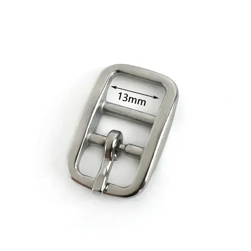 1/2/5Pcs Stainless Steel Solid Brass Belt Buckle Metal Pin Buckles Bags Strap Adjust Slider Clasp DIY Leather Craft Accessories