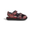 Adidas Comfort Sandals Cushioning Abrasion Resistant Breathable Children's Sandals Gray Red Pre school IE0303
