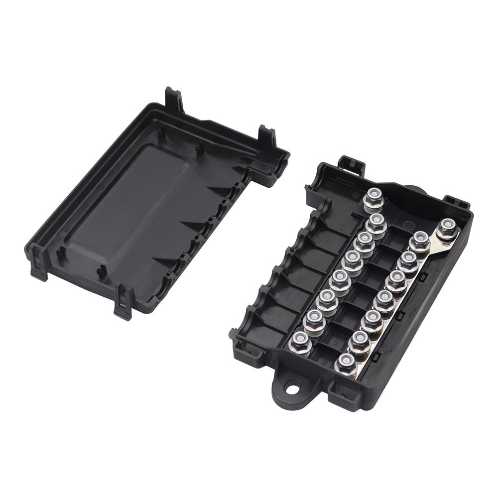 7 Way Fuse Box 1 In 7 Out Power Distribution Assembly For Car Truck Boat Marine