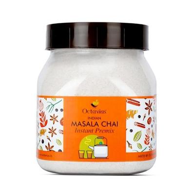 Octavius Indian Masala Premix Chai Tea-500 Gm Jar|1 Min Tea|Readymade Tea Mix|Masala Instant Tea Premix|Masala Chai|500 Gm Jar