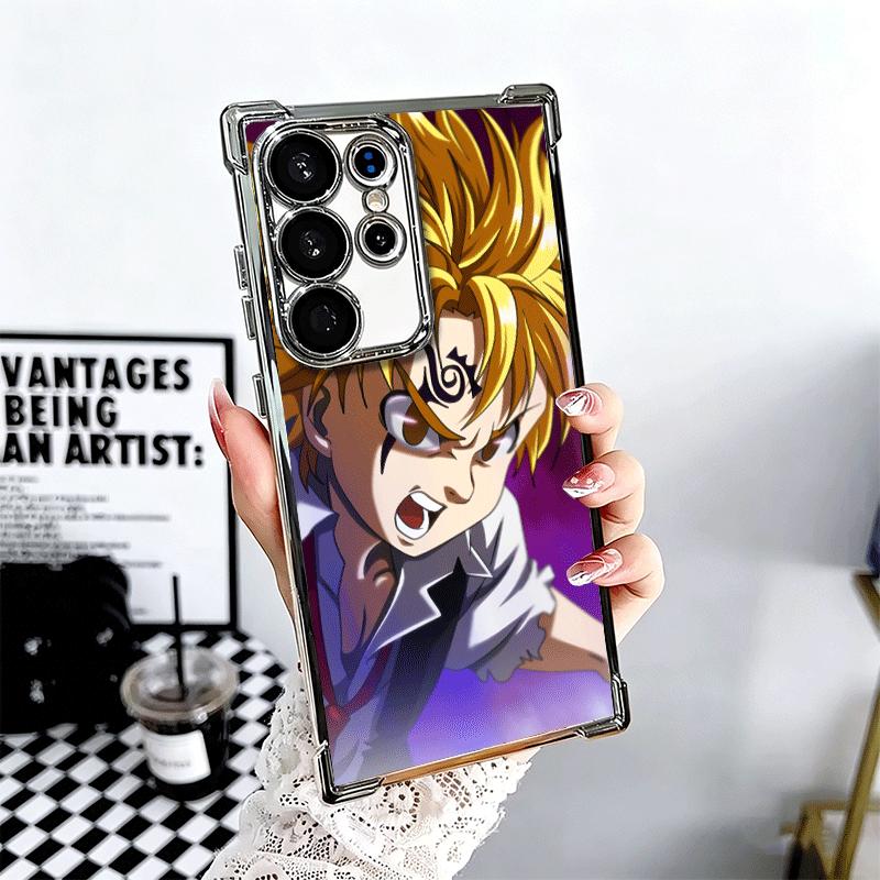Seven D-Deadlys Sins Meliodas Soft Phone Case For Samsung Galaxy S26 Ultra S25 Edge S24 FE S23 Plus S22 S21 + S20 Plating Anti-F