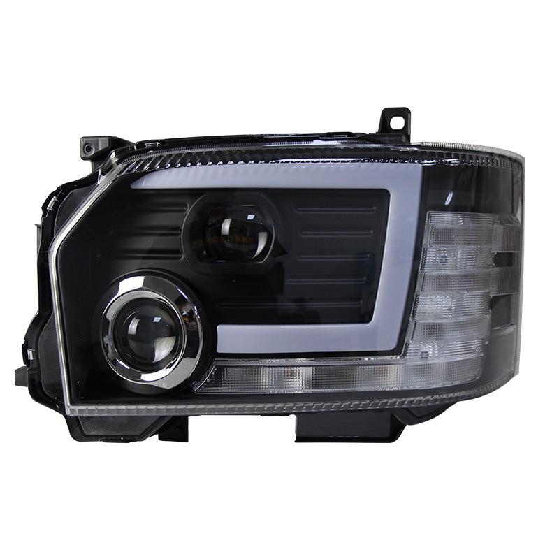 LED Daytime Running Light with Sequential Turn Signal for 2005-2018 Toyota Hiace Headlight Assembly