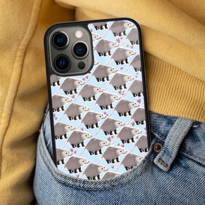 Dishwasher Possum Cute Soft Phone Case for iPhone 17 Air 16e Pro Max 15 Pro 13 14 Plus 11 12 MagSafe Magnetic Coque
