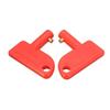 Red Mini Battery Disconnect Key for Car/Marine/Truck Isolator