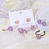 Fashionable Earring Sturdy Silicone Mould Set Accessory Portable for Stylish Jewelry Making Resin Casting Set