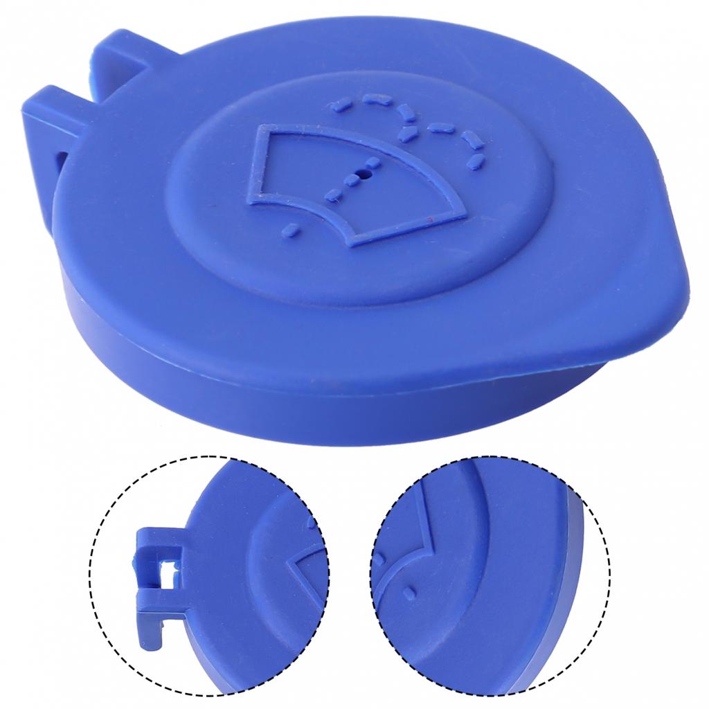 Reservoir Screen Washer Cap Wash Bottle Cap Washer Fluid Windshield Blue
