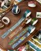 YUBX Oil Masking Set of Landscape Pattern Washi Tape with Gold Foil Perfect for Drawing DIY Gift and Gift Decorations Oil Painting-Style Tape, 20,