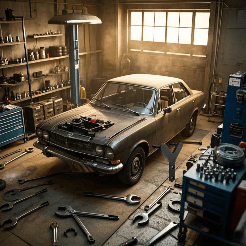 1pc Heavy-Duty Y-Type Car Puller, Metal Suspension System Maintenance Tool for Cars, Trucks, Motorcycles - Durable Alignment Machine for Lower Arm