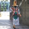 EDOLYNSA Bohemian Kimono Cardigan Plus Size Bikini Cover Up For Women Open Front Light Weight Summer Jacket Outfit With Self Tie Q1451