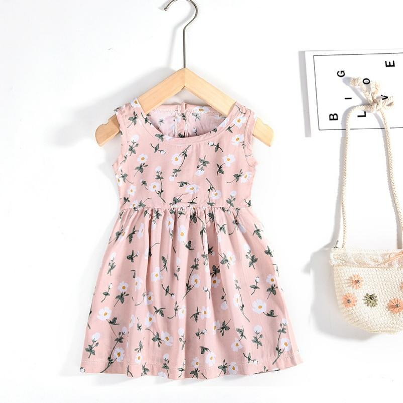 Children's Clothing Summer Children's Skirt Girls Cotton Silk Skirt Baby Dress Princess Dress Vest Skirt Baby Clothes Treasure