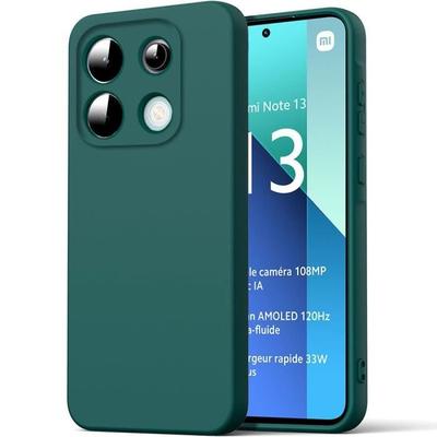 Case - E.F.CONNECTION - For Xiaomi Redmi Note 13 4G - Silicone TPU - Ultra Thin - Shockproof - Night Green
