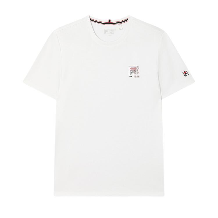New FILA T Shirt Men's Standard White WT F51M523103F-WT