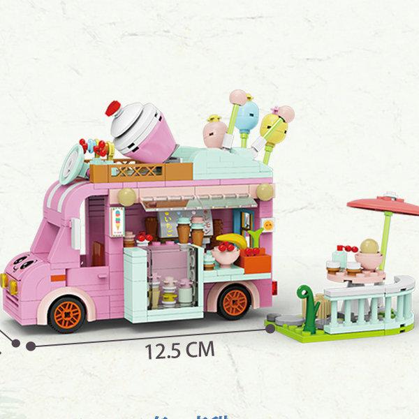 Meisjes Assemblage Spel Bouwsteen Set Prinsessen Winkel Tuin Studeerkamer Speelruimte Schaalmodel Cadeau Speelgoed Tuin Compatibel met