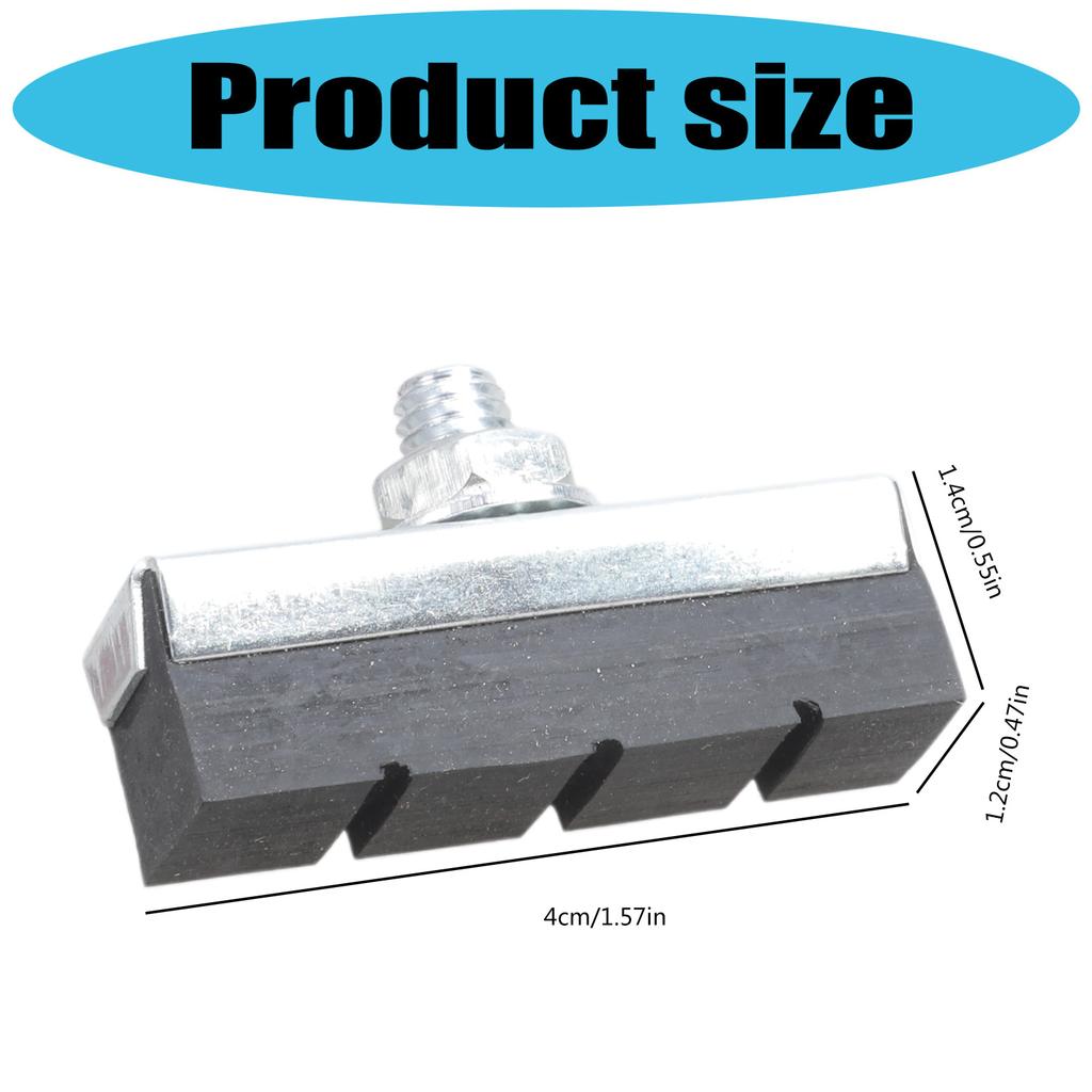 Bicycles V Brake Pads Set 2 Pair Bikes Brake Shoes for Mountain Bicycles Front Back Wheel V Brake Pads for Bicycles