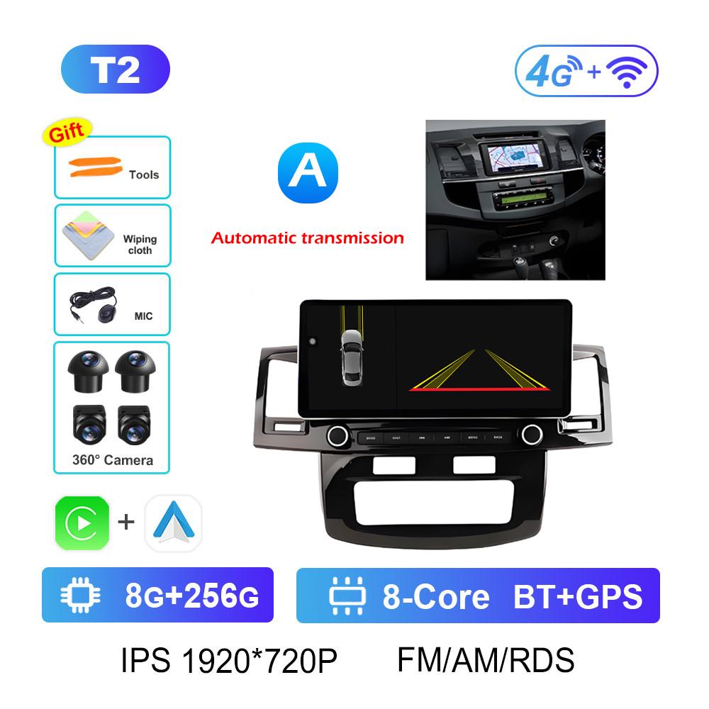 For Toyota Hilux 2005 2006 2007 2008 - 2014 Car Video Radio Multimedia Player Android Smart System Navigation GPS Bluetooth WIFI